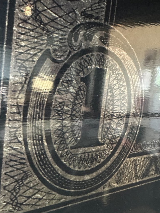 Image 1 of Cuadro AluArt de Dollar Washington GLAM006 90 x 200 cm