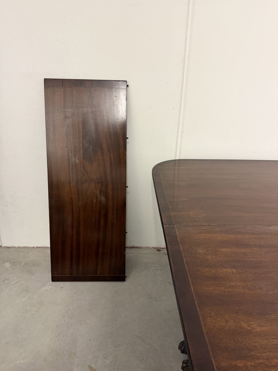 Table en Bois Extensible – Tables de salle à manger, Wood, Brass (photo 5 of 5)