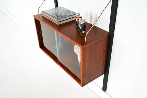 Image 1 of Teakhouten boekenkast, Deens design, jaren 60, productie: Denemarken