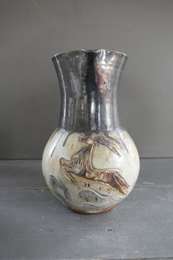 Image 1 of Vintage W. Biron blik/vaas