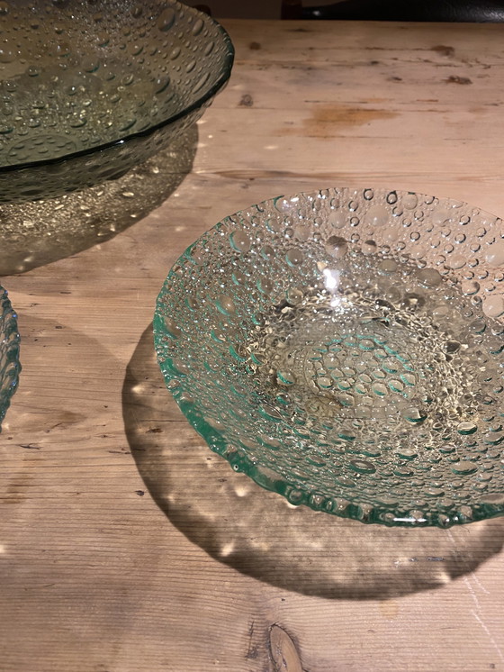 Image 1 of Pavel Panek Sklo Union druppelschalen 3 stuks 30 euro samen