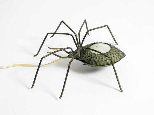 Beautiful Italian Mid Century Modern "Spider" wall lamp made of metal