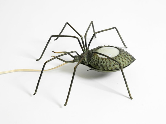 Image 1 of Bellissima lampada da parete italiana "Spider" in stile Mid-Century Modern realizzata in metallo