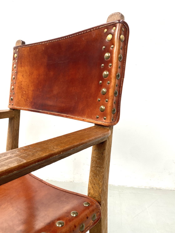 Image 1 of Antieke Franse handgemaakte Brutalistische Kasteelstoelen, jaren 1920