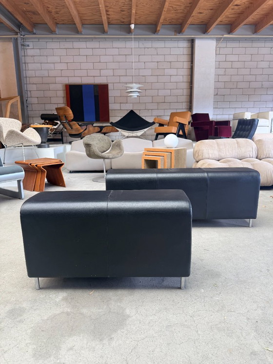 Vitra Jasper Morrison Hocker (Groot) – Hockers en poefs, Leather, Metal (photo 3 of 14)