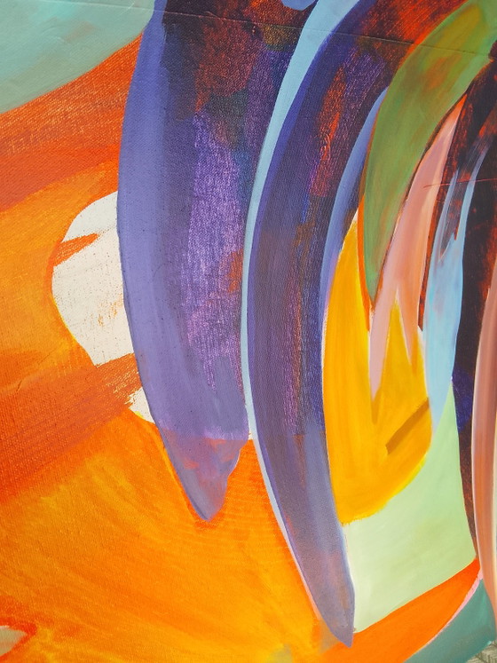Acrylverfschilderij #krijt 100x100cm – Kunst, Canvas (photo 15 of 15)