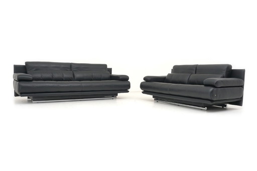 Rolf Benz 6500 Garnitur Couch Sofa Dreisitzer Zweisitzer Leder