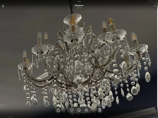 Two chandeliers