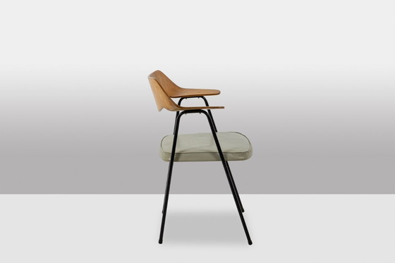 Image 1 of Robin Day. Bürosessel aus thermogeformtem Holz. Airborne um 1950-60