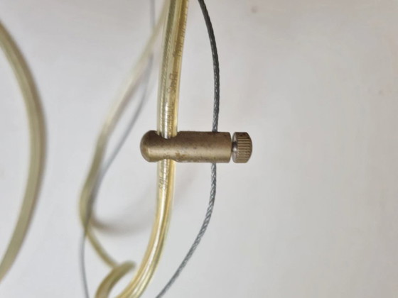 Image 1 of 2 large pendant lamps - Murano glass - model Fazeletto