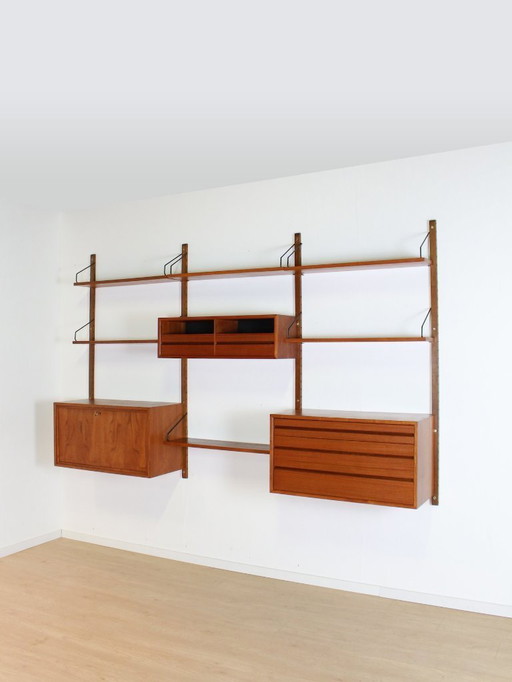 Meuble mural vintage Poul Cadovius Royal System