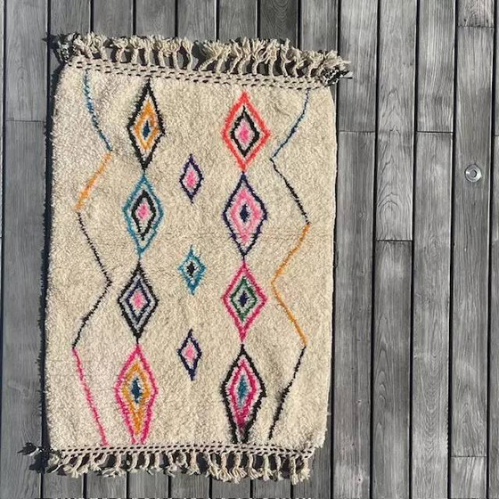 Tappeto berbero Azilal colorato – Tappeti, Wool, Cotton, Bohemian (photo 4 of 9)