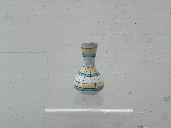 Image 1 of Bay Keramik handled vase by Bodo Mans, West Germany, 1950s