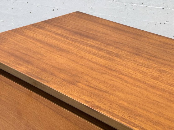 Image 1 of Credenza alta svizzera di metà secolo con vano bar in teak, anni '60