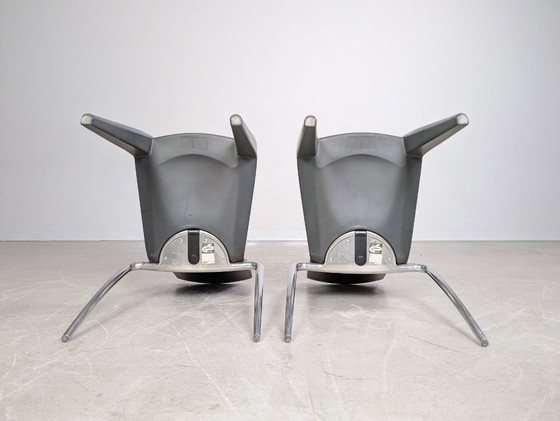 Image 1 of 2er Set Original Louis 20 Stühle Vitra Phillipe Starck 1990er Design