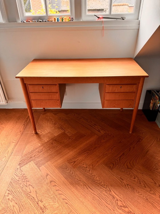 Charmant bureau danois vintage (chêne) – Bureaux, Wood (photo 3 of 8)
