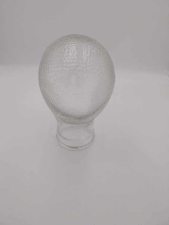 Image 1 of 1 x testa di vetro (cuffie) anni '70, 25 cm di altezza, 15 cm di diametro