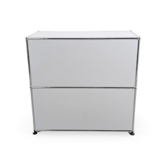 Image 1 of Originele USM Haller ladekast, Fritz Haller witte kast/dressoir