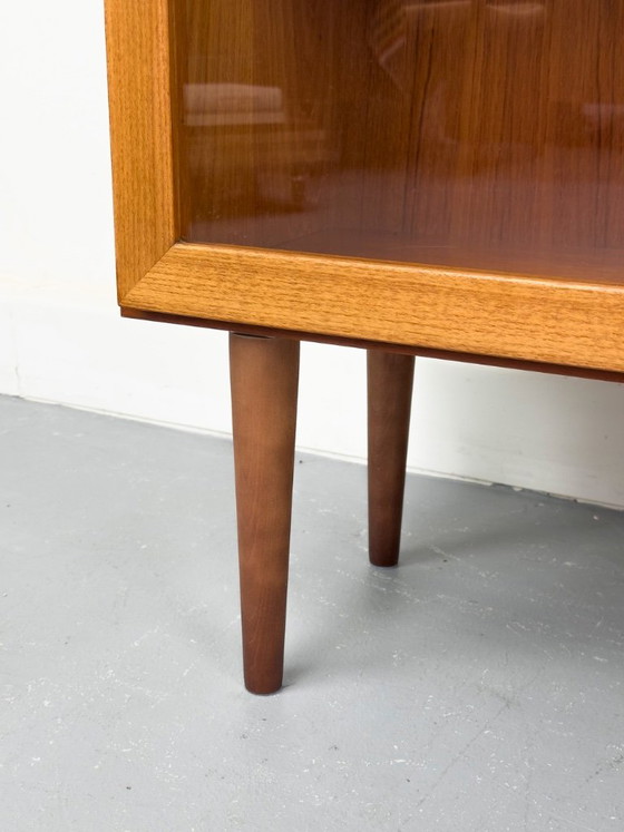Teak Cabinet With Glass Doors From Omann Jun, 1960s – Display cabinets, Wood (photo 7 of 20)