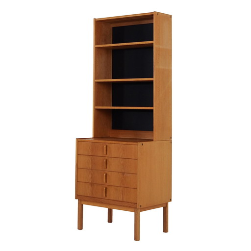 Ash Modular Bookcase, Swedish Design, 1960s, Manufacture: Bodafors, Designer: Bertil Fridhagen