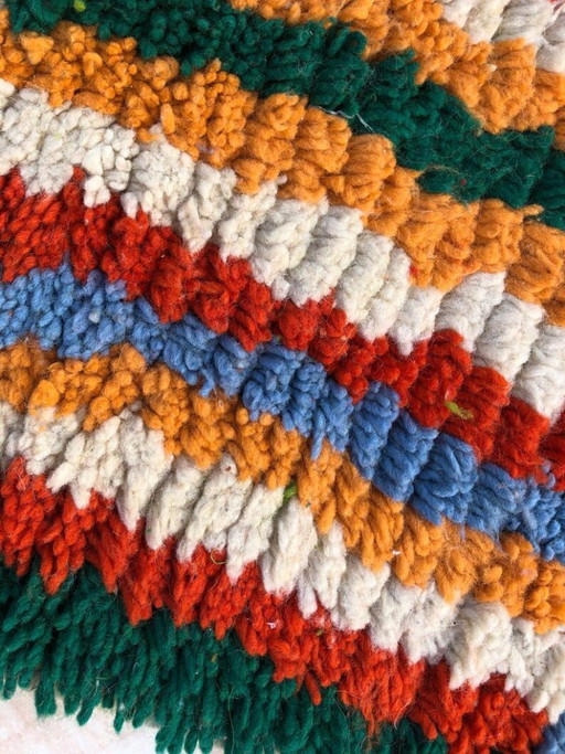 Alfombra marroquí de pasillo de 250 cm x 80 cm.