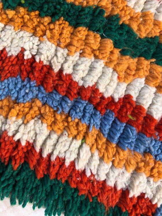 Image 1 of Alfombra marroquí de pasillo de 250 cm x 80 cm.