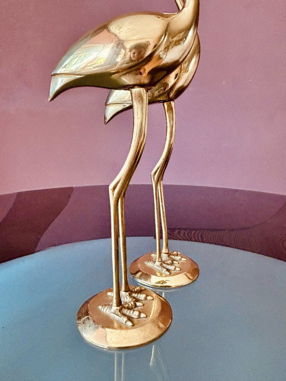 Set of brass cranes (30 cm) – Decorative Objects (photo 9 of 9)