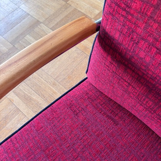 Image 1 of Funktionalistischer Sessel, restauriert, Tschechoslowakei