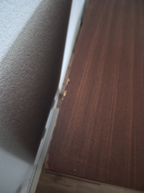 Mid-Century Modern Teakhouten Hoge Commode (jaren 60/70) – Ladekasten, Wood (photo 7 of 8)