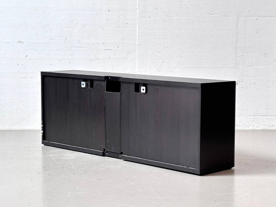 IKEA BESTÅ Meuble bas avec 3 portes en noir-brun – Commodes, Wood (photo 10 of 15)