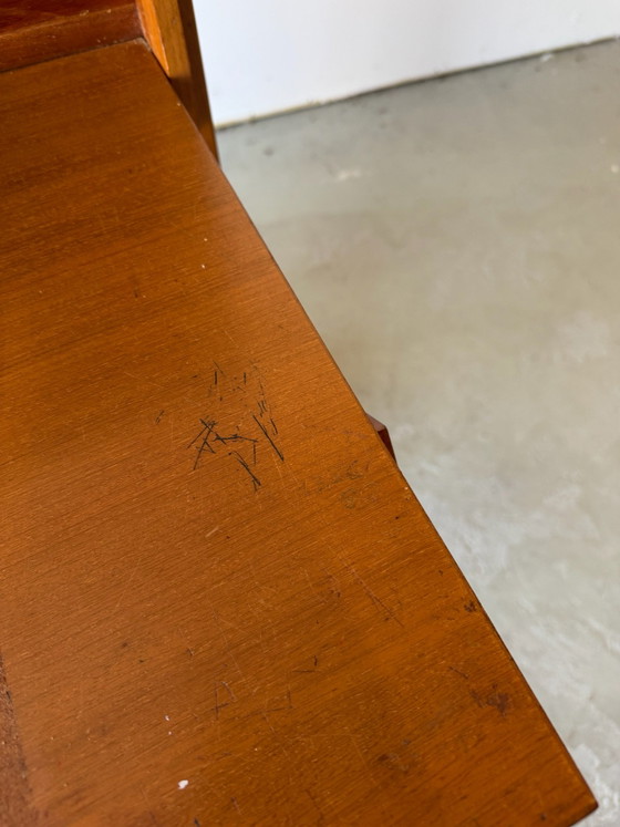 Drop-front secretary Desk, design attributed to René Jean Caillette – Wood (photo 11 of 14)