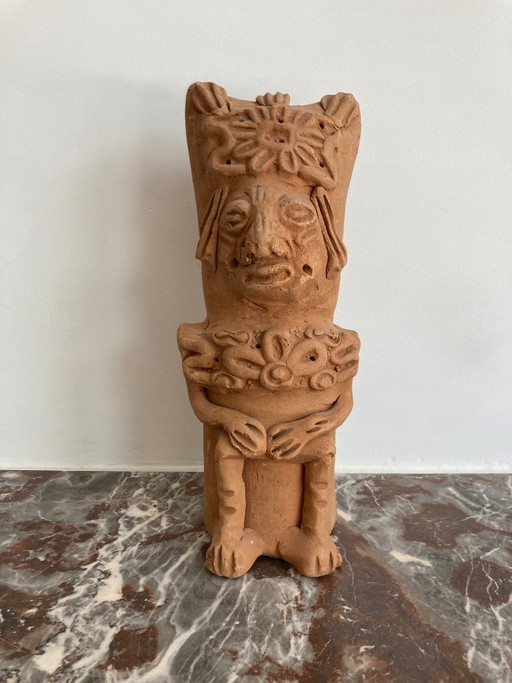 Beeld Fluit – beeldhouwkunst, Ceramic