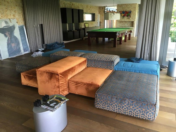 Modulaire bank Living Divani Extrasoft – 14 modules – Modulaire banken, Textiel (photo 5 of 14)