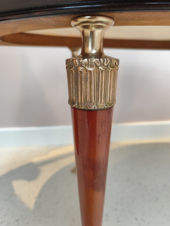 Image 1 of Tavolino da caffè vintage, antico, retrò, in stile Impero francese