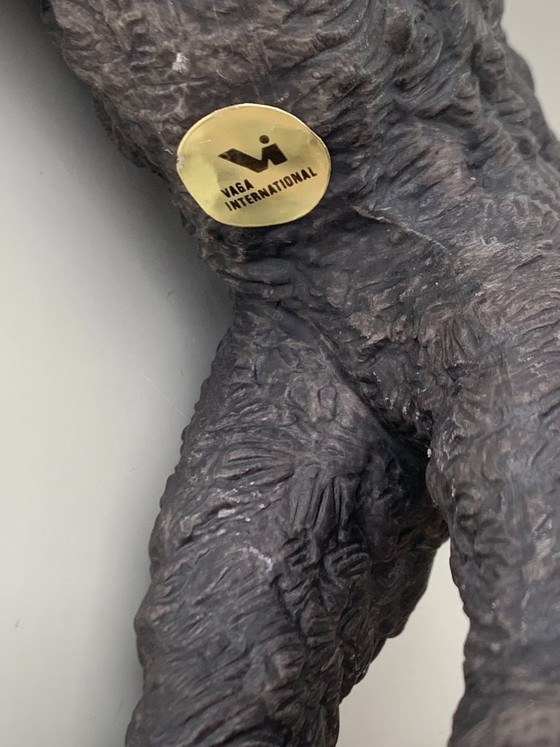 Image 1 of Statuetta decorativa vintage in porcellana Bouvier, Vaga International, modello Akita