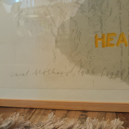 Carel Blotkamp – 'Yo mismo' (1986) – Litografía original de la Colección de Arte PTT – Edición 3/3 (photo 2 of 8)
