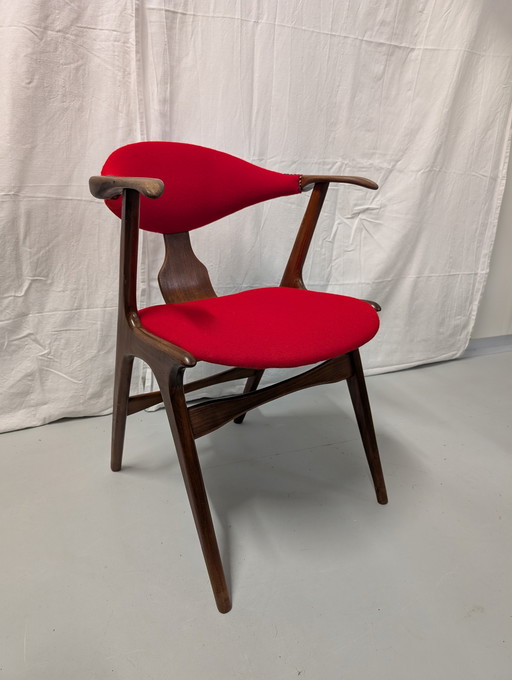 Set of 4 A.W.A. - Louis van Teeffelen Koehoorn chairs, 60s