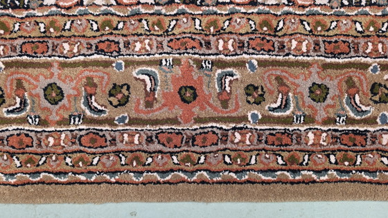 Image 1 of Hand-knotted Oriental wool Bidjar rug medallion brown 248x348cm