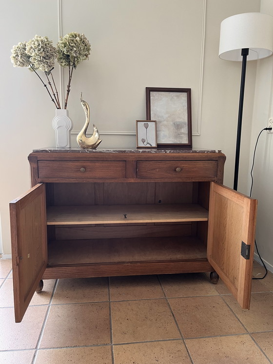Image 1 of commode en marbre vintage
