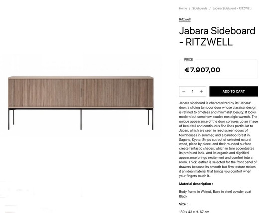 Image 1 of Sideboard Jabara Ritzwell