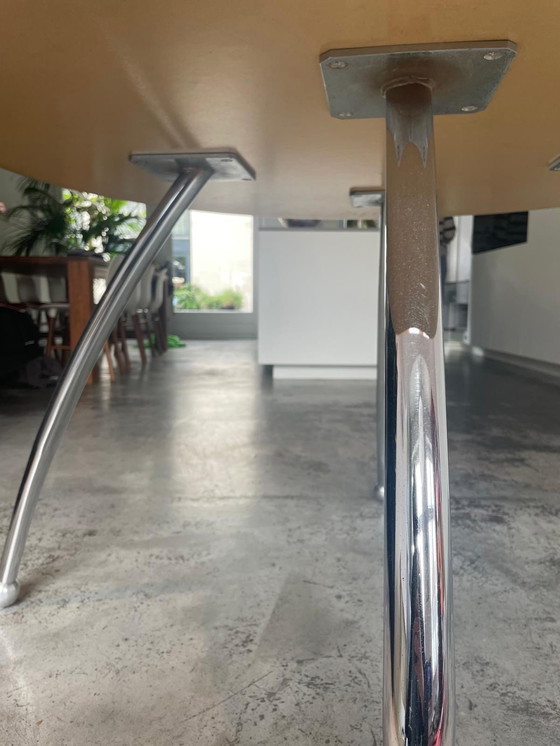 Image 1 of Leolux Giotto 917 mesa de comedor con 4 sillas