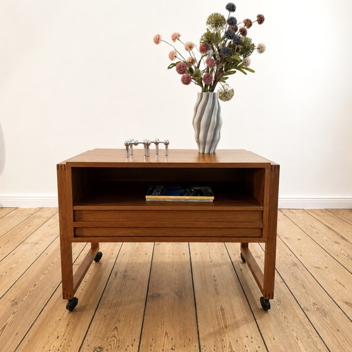 Table d'appoint/commode en teck du Danemark