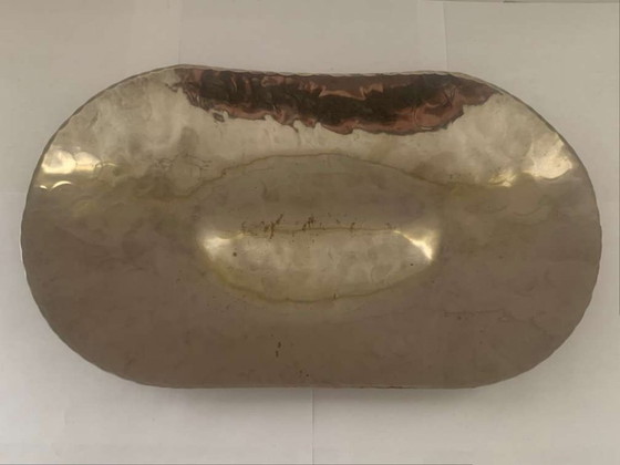 Image 1 of Ciotola e vassoio Art Deco Nouveau Laboratori Uniti per l'Arte e l'Artigianato Monaco Art Nouveau