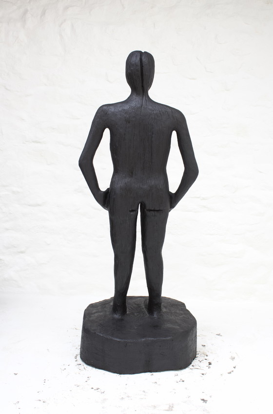 Image 1 of Grande figura in frassino intagliato III