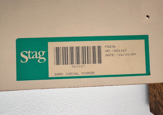 Image 1 of Miroir mural rectangulaire vintage de STAG