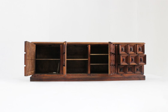 Image 1 of Vintage Brutalist Sideboard dressoir 