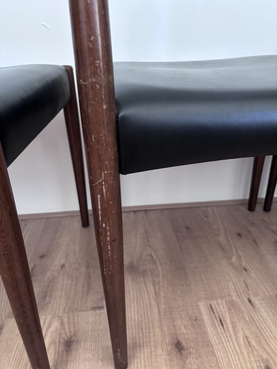 Image 1 of 4x chaise de salle à manger Aksel Bender Madsen