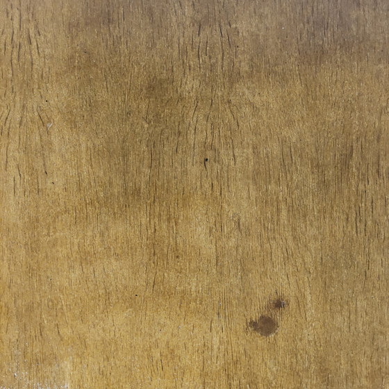 Image 1 of Table basse vintage - Ma maison Bas van Pelt (chrome et bois) table basse milieu du siècle (vers 1930)