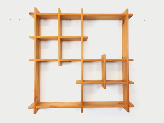 Image 1 of Vintage Pine Wall Shelf 80s Regain House Style