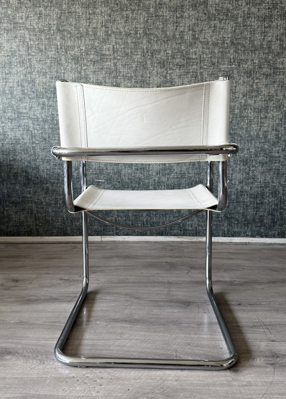 Image 1 of 6x Vintage Mart Stam S34 Chairs by Linea Veam, Italy, ca80s